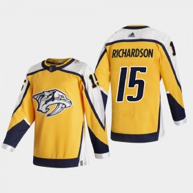 Nashville Predators Brad Richardson 15 2020-21 Reverse Retro Authentic Shirt - Mannen